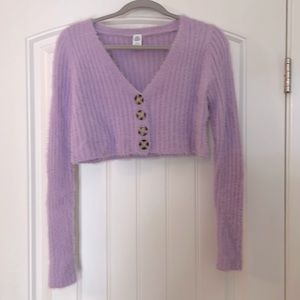 Cropped lavender Urban Outfitters sweater. Size XS